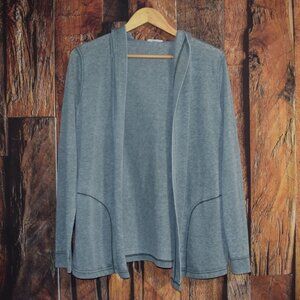 SLENDID Women's Sz M Terry Hooded Sweater Cardigan